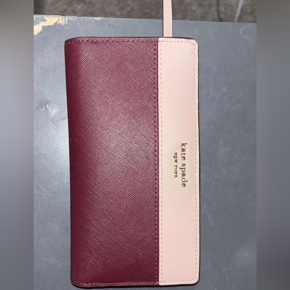Kate spade two tone wallet